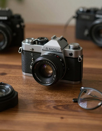 The old 35 mm SLR camera.