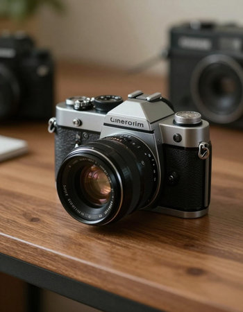 The old Soviet rangefinder camera, released 1965.
