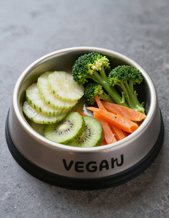 Vegan food in a bowl. Healthy eating concept. Selective focus.