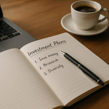 Inspirational Motivational Life Quote written on notebook with a cup of coffee