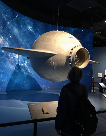 Space Museum in Moscow. Exhibition of achievements of the national economy