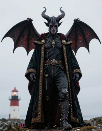 Medieval fairytale character in Faro, Portugal.