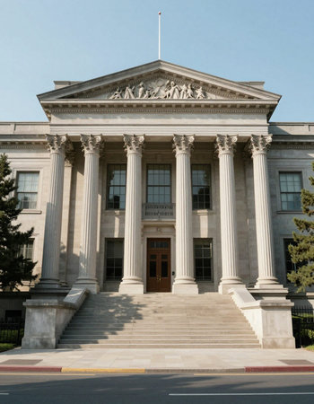 United States Supreme Court Building in Washington DC, United States of America