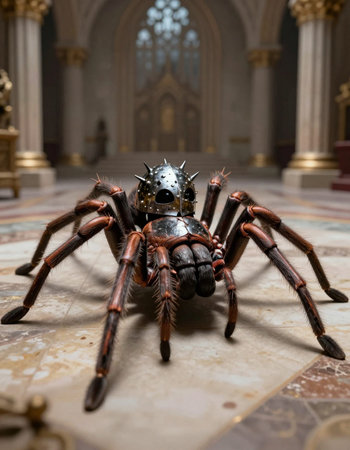Tarantula in St. Stephen's Basilica, Budapest, Hungary