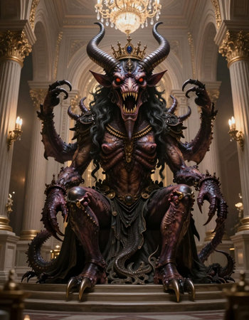 Statue of a dragon in the interior of St. Petersburg's Cathedral