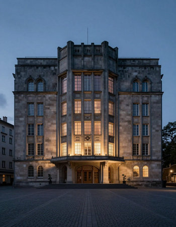 Front view of the Humboldt University in Germany