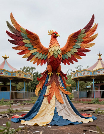 The colorful bird in the park.の写真素材
