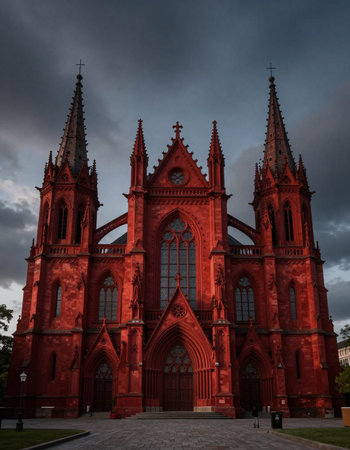 Cathedral of St. John the Baptist in Vilnius, Lithuaniaの写真素材
