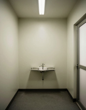 Interior of a modern room, washbasin. Nobody insideの写真素材