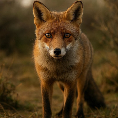 Close up of a red fox (Vulpes vulpes)