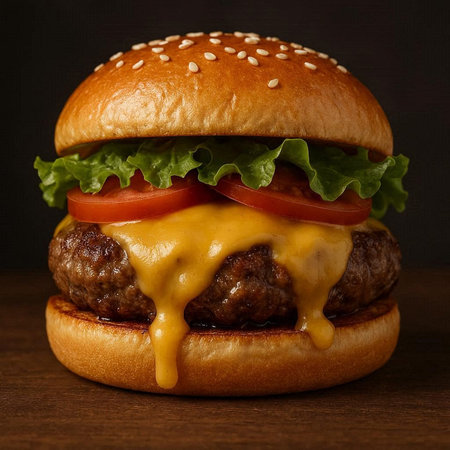 Serious programmer in eyeglasses working on computer in night officeの写真素材