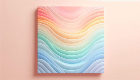 Colorful paper cut abstract background. 3d rendering, 3d illustration.