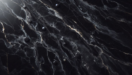 Black marble texture background pattern with high resolution for interior or exterior design.の写真素材