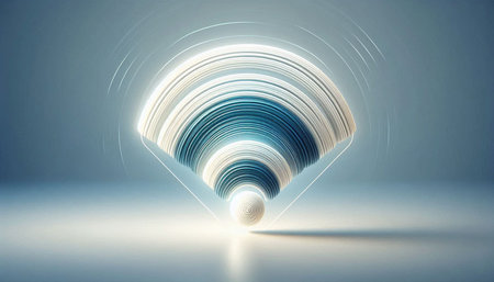 Futuristic abstract background. 3d rendering, 3d illustration.の写真素材