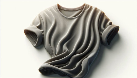 T-shirt isolated on a white background. 3d render.