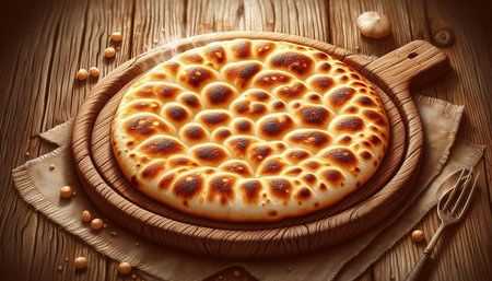 Khachapuri or khachapuri is a traditional Georgian bread
