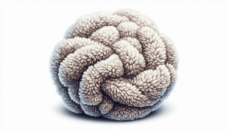 3D rendering of a fractal, computer-generated image.