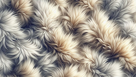 Texture, background, pattern. Wool sheepskin. It is a natural sheepskin.