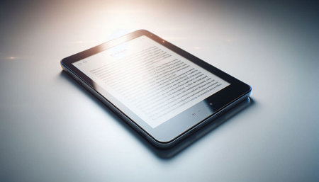Smartphone with ebook reader on the table. E-learning concept.