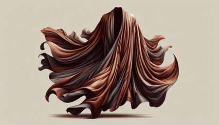 Abstract wavy background. 3d rendering, 3d illustration.