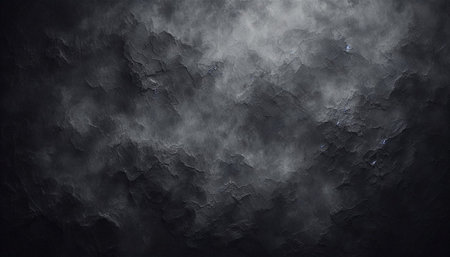 Grunge black background with space for your text or image.