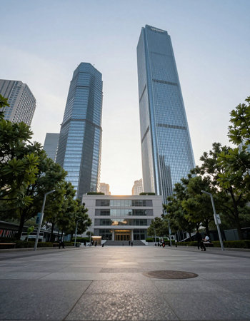 Shanghai Lujiazui Finance and Trade Zone of the modern city