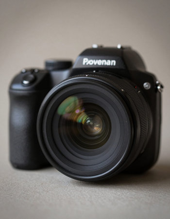 london, england, 05/05/2019 A new Canon EOS 5D RSL mirrorless camera with a black body and a 50mm...