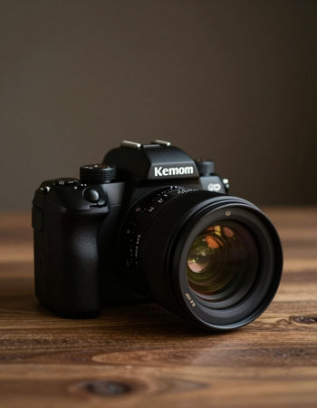EOS 100mm f/2.8 Dream Lens on wooden table