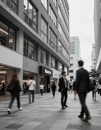 People walking in Oxford street
