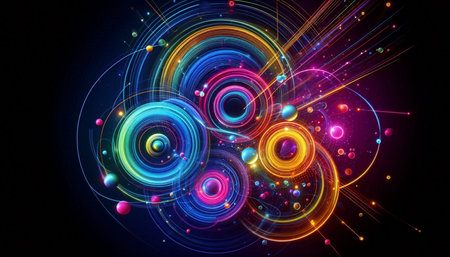 abstract colorful background. 3d rendering, 3d illustration.