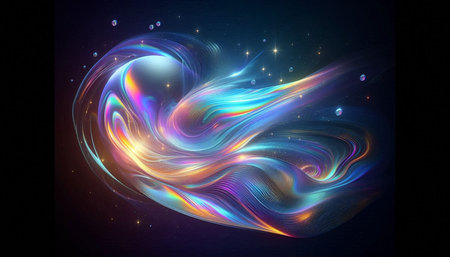 abstract fractal background a computer-generated 2D illustration, texture