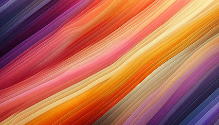 Abstract background with multicolored lines. Can be used for desktop wallpaper or poster