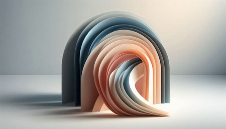 Abstract background. 3D rendering. Computer digital drawing. Illustration.