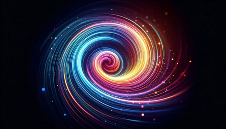 abstract background with a spiral in the center of the image.