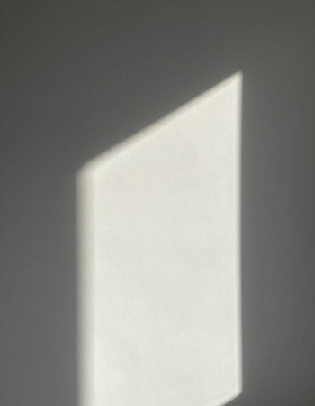 Shadow of the window on a white wall. The shadow of the windowの写真素材