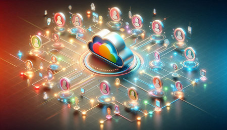 Cyber security concept. 3d illustration of cyber security concept.