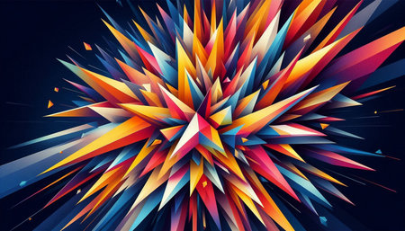 Abstract colorful background. Vector illustration. Eps 10. Colorful geometric background.