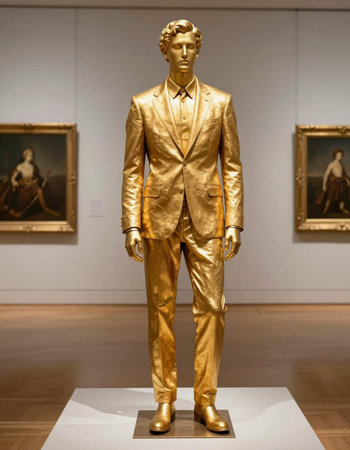 Interior of the National Museum of Art Vienna.