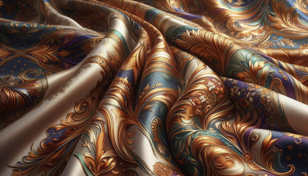 Fabric silk texture. tissue, textile, cloth, fabric, material, texture. photo studio
