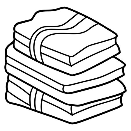Stack of books icon. Vector illustration of a stack of books.のイラスト素材