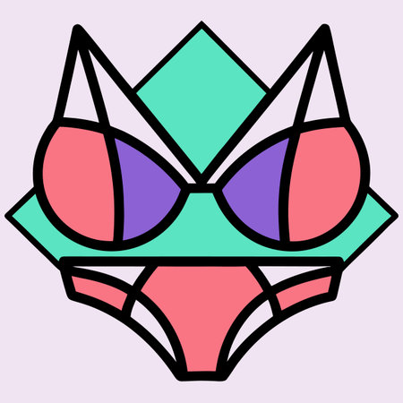 Lingerie. Stylish lingerie for women. Vector illustration.のイラスト素材