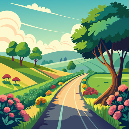 Deer in the forest.Vector illustration ready for vinyl cutting.のイラスト素材