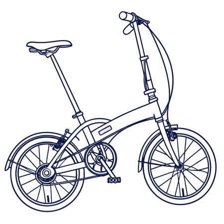 Bicycle icon. Outline illustration of bicycle vector icon for webのイラスト素材