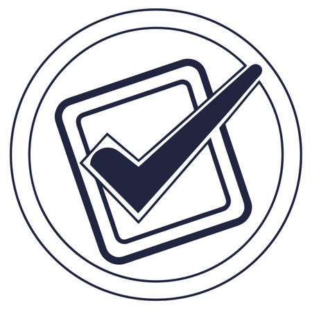 Check mark icon. Simple illustration of check mark vector icon for webのイラスト素材