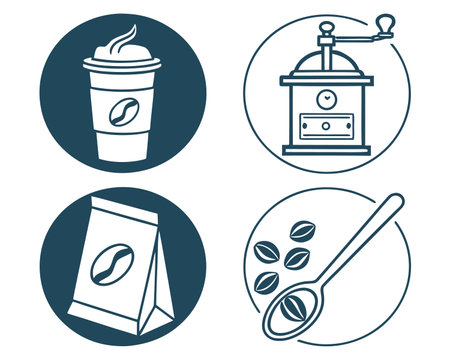 Coffee shop design over white background, vector illustration graphic.のイラスト素材