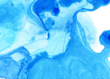 Natural luxury abstract fluid art painting in alcohol ink technique. Art for design project as...