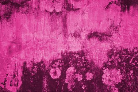 Pink plastic concrete wall surfaceの写真素材