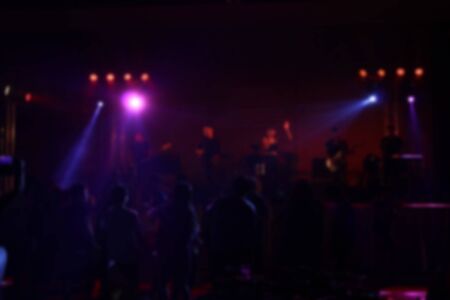 People in parties or celebrations blur at night.の写真素材