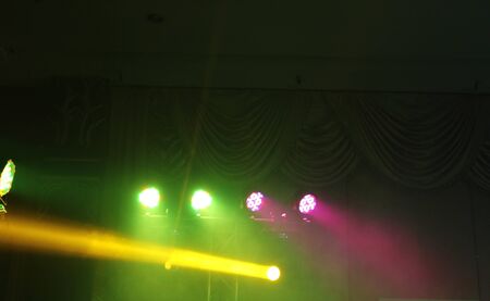 People in parties or celebrations blur at night.の写真素材