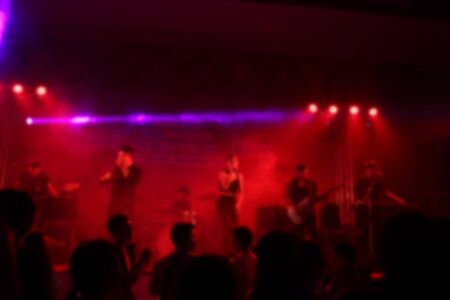 People in parties or celebrations blur at night.の写真素材